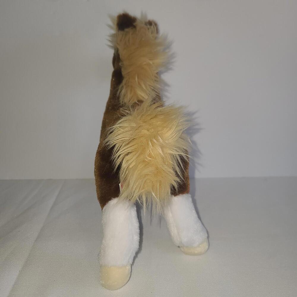 Douglas HORSE 10” Plush Brown White Toy Stuffed Animal - Picture 4 of 7